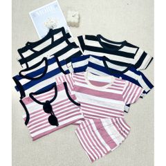 COMBO 3 BỘ côc tay cho bé trai và gái 8-18kg