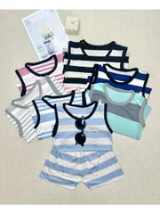 COMBO 3 BỘ ba lỗ cho bé  co giãn 4 chiều 8-18kg