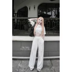 Set croptop dập nổi cá tính