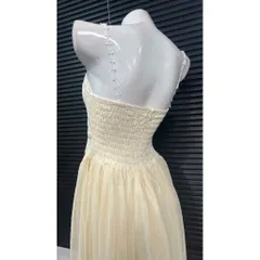 Đầm dây xoè dài, tùng phồng 2 lớp sang xịn