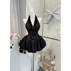 Set yếm cổ bèo khoá kéo tùng bí nhún bồng bềnh