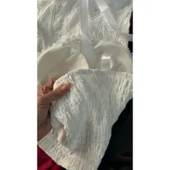 Set áo ren corset phối váy lụa dài thanh lịch quyến rũ