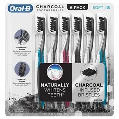 ( BILL US ) SÉT bàn chải đánh răng Oral-B Cross Action Advanced soft - MEDIUM - CHARCOAL