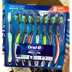 ( BILL US ) SÉT bàn chải đánh răng Oral-B Cross Action Advanced soft - MEDIUM - CHARCOAL