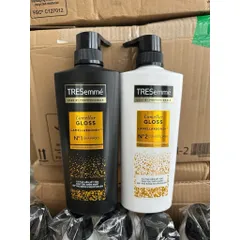 ( Combo Gội + Xả 450ml*2 chai ) Phủ Bóng TRESemmé Lamellar Gloss mang lại mái tóc bóng mượt chuẩn salon