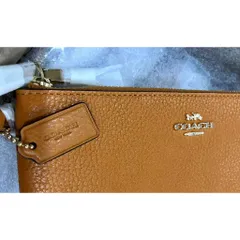 [ Ảnh thật ] VÍ NỮ COACH 6644 Double Zip Wallet BUTTERSCOTCH CHÍNH HÃNG