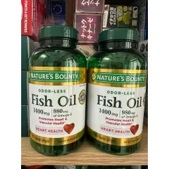 Viên Uống Dầu Cá Fish Oil Nature's Bounty 1400mg 130 VIÊN  Mỹ