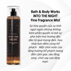 [ MẪU MỚI ] Xịt thơm toàn thân Bath & Body Works - Into The Night 236ml