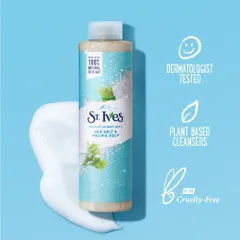 [ Sea salt 650ml HSD 2027 ] Sữa tắm tẩy tế bào chết và dưỡng da St.ives 650ml