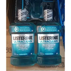 [ XẢ KHO HSD 08/2025 1.500ML NỘI ĐỊA MỸ ] Nước súc miệng LISTERINE ULTRACLEAN COOL MINT