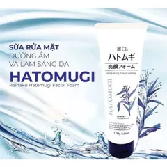 Sữa Rửa Mặt dưỡng ẩm và làm sáng da Hatomugi Cleansing & Facial Washing The Facial Foam