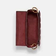 Túi xách COA Quilted Croc Kleo 17 màu Cherry - chính hãng