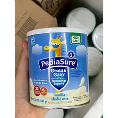 [ MẪU MỚI ]  Sữa bột dinh dưỡng Pediasure Grow & Gain Hương Vani (Hộp 400g) NỘI ĐỊA MỸ