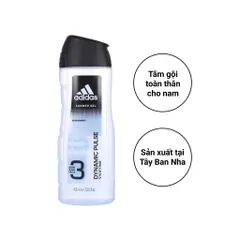 Gel Tắm Gội Nam 3in1 Body Hair Face Shower Gel 400ml DYNAMIC PULSE
