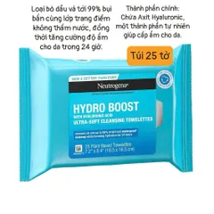 [ GIẤY TẨY TRANG tách sét hàng Costco ]  Giấy Ướt Tẩy Trang Neutrogena Makeup Remover Ultra Soft Towelettes