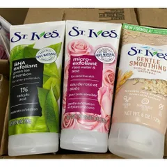 [ Chính hãng ] SỮA RỬA MẶT KẾT HỢP Tẩy Tế Bào Chết St.Ives Blackhead Clearing Green Tea Scrub 170gr MỸ