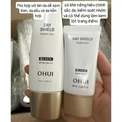 ( Tách sét 30ml - 50ml UNBOX ) [ HSD TRONG MIÊU TẢ ]  Kem chống nắng Ohui cho da dầu Ohui Day Shield Perfect Sun Black
