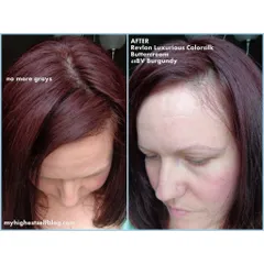 [ MÀU 34 ĐỎ TÍM ] Nhuộm tóc MỸ Revlon Colorsilk Deep Burgundy – Màu nhuộm Revlon số 34: Tone màu đỏ tím sậm