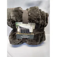 [Chính hãng] [ COSTCO USA ] [ Mền lông cừu ]  Bershire Textured Faux Fur Throw - Nâu 60”mx70” 152CM x 178CM
