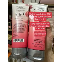 [ XẢ KHO MẪU CŨ ] KEM DƯỠNG THỂ CHERRY BLOSSOM dạng cream ( đặc hơn dạng lotion - 226G