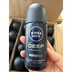 Lăn ngăn mùi Nivea nam - nữ Men Deep Darkwood Anti-Perspirant Black Carbon 72h 50ml.