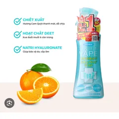 Xịt chống muỗi và côn trùng skin vape xanh mùi chanh