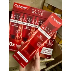[ XẢ KHO HSD 6 - 7 /2025  ] MẪU MỚI SẢN XUẤT 2024 COSTCO MỸ Kem đánh răng Colgate Optic White Renewal 116GR