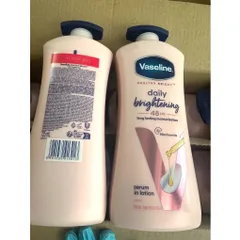 [ Mẫu Mới DAILY BRIGHTENING ]  Sữa Dưỡng Thể trắng da Toàn Thân VASELINE Body Lotion (725ml)