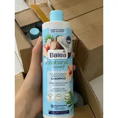 [ HSD TRONG PHẦN MÔ TẢ ] Dầu gội Đức Balea Natural Beauty chiết xuất thiên nhiên 400ml hương hoa dâm bụt và dừa