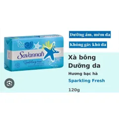 XÀ BÔNG TẮM DƯỠNG DA SAVANNAH HƯƠNG HOA HỒNG 120G