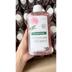 [ XẢ KHO ] Klorane Shampoo With Peony - Dầu Gội Chiết Xuất Hoa Mẫu Đơn Cho Da Đầu Khô & Ngứa 400ml