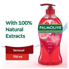 [ 750ml ] Gel tắm Palmolive Aroma Sensations Nồng Nàn Quyến Rũ Chiết Xuất tinh dầu Hoa Hồng Moroccan & Nhân Sâm