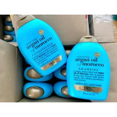 HSD 02.2027 Dầu Gội OGX Argan Oil Giúp Phục Hồi Tóc Hư Tổn 385ml Renewing - cherry blossom shampoo