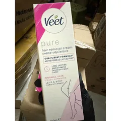 [ XẢ KHO 08 / 2026 ] Kem Tẩy Lông Veet Pure Hair Removal Cream cho da thường, dung tích 100ml.