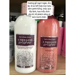 Bộ Dầu gội và dầu xả dưỡng ẩm  của Bath & Body Works 473ml * 2 chai đủ mùi Mỹ
