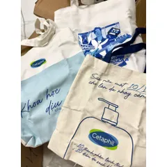 [ TÚI TOTE UNISEX ] thời trang tiện lợi hàng tách gift hãng