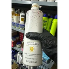 [ XẢ KHO 591ml MUỐI HỒNG MỸ ] SỮA TẮM + TẨY TẾ BÀO CHẾT MUỐI HỒNG HIMALAYA + BƯỞI HỒNG & B3