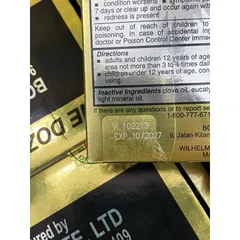 ( HSD 10 - 12 / 2027 2 NẮP MỸ ) Dầu gió con ó mùi Đinh hương Mỹ Eagle Brand Medicated Oil Peppermint Clove Bub 24ml