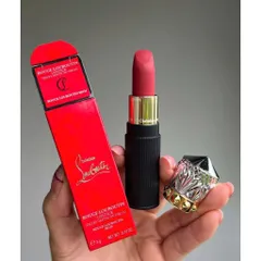 [ XẢ KHO CODE SX THÁNG 11 / 2022 ] Son Lipstick Velvet Matte Rouge Louboutin 001M Màu Đỏ Thuần 3g