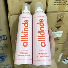 Sữa Tắm Tạo Bọt Hương Nước Hoa Ngọt Siêu Thơm, Mềm Mịn Da, Lưu Hương Lâu Allkinds Shower Foam Úc 250g