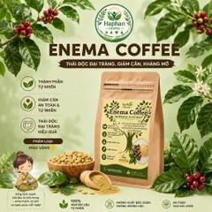 Cà phê hữu cơ thải độc đại tràng, rang nhẹ, 500g,( tặng thìa định lượng)