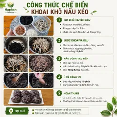 Khoai lang khô nấu xéo Quảng Bình oganic 1kg