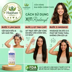 Redenlyl Lotion - Xịt dưỡng tóc , chống rụng tóc, kích thích mọc tóc
