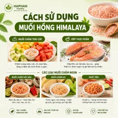 ( Hàng chính hãng) Muối Hồng Himalaya organic Himas chứa 84 khoáng chất , 500g
