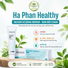 DEXEM Kem bôi chàm, dị ứng da, giảm ngứa, giảm ửng đỏ và khô da