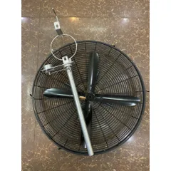 combo(3món)lồng,cánh,thân quay cho quạt công nghiệp trục 12mm đường kính lồng 80cm không mô tơ