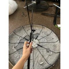 bộ lồng cánh quạt công nghiệp đường kính lồng 55cm cánh kích thước 50cm lỗ trục 12mm