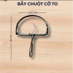 [combo 10c ]bẫy hình bán Nguyệt khung dày dặn lò xo bật mạnh