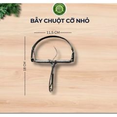 [combo 10c ]bẫy hình bán Nguyệt khung dày dặn lò xo bật mạnh