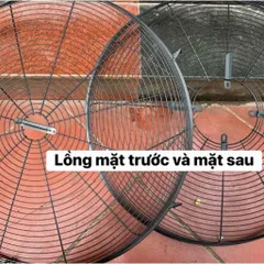 bộ lồng cánh quạt công nghiệp đường kính lồng 55cm cánh kích thước 50cm lỗ trục 12mm